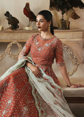 Jahanara By Zarposh Festive Embroidered Organza 3 Piece Unstitched Suit ZP25JFV3 D-MAHGUL